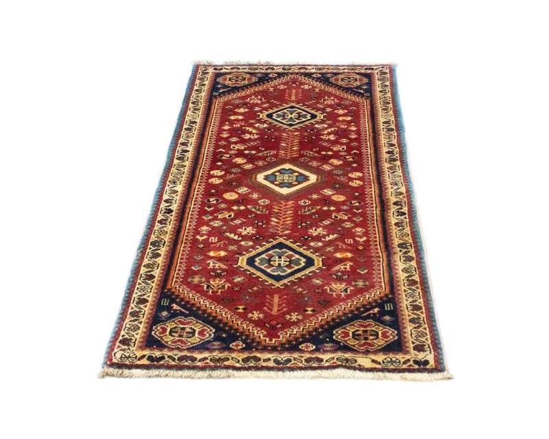 Perserteppich - Nomadic 73 x 148 cm - rot