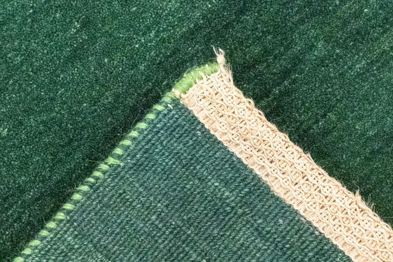 Gabbeh Teppich - Perser 106 x 152 cm - grün