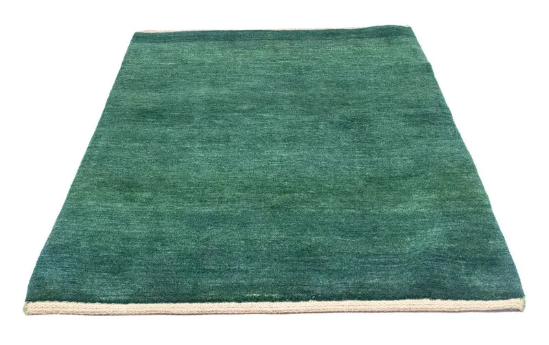 Gabbeh Teppich - Perser 106 x 152 cm - grün