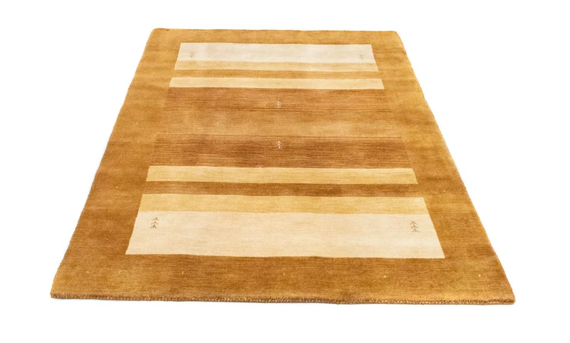 Gabbeh Teppich - Loribaft Softy 116 x 165 cm - braun