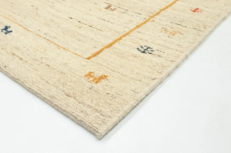 Gabbeh Teppich - Perser 97 x 143 cm - beige