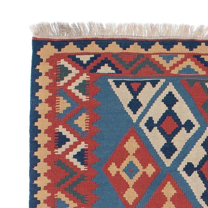 Kelim Teppich - Oriental 123 x 183 cm - blau