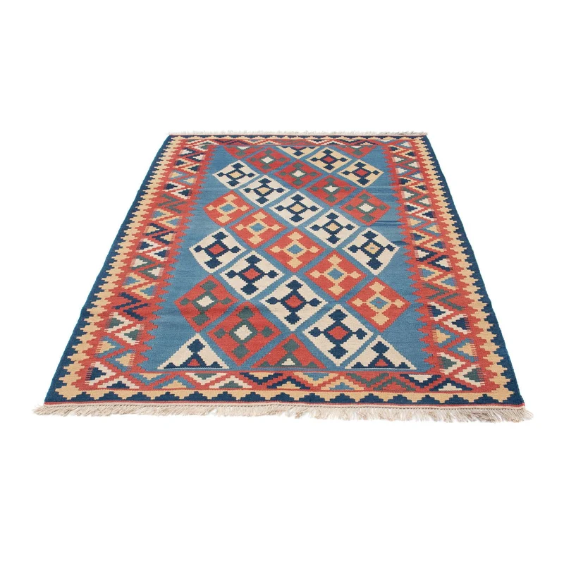 Kelim Teppich - Oriental 123 x 183 cm - blau