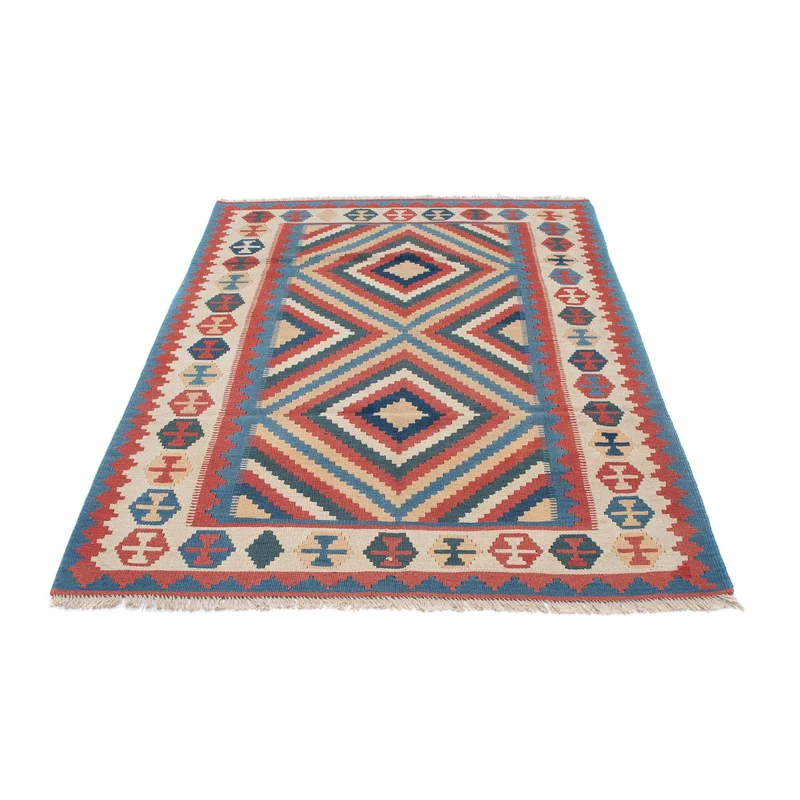 Kelim Teppich - Oriental 124 x 183 cm - blau