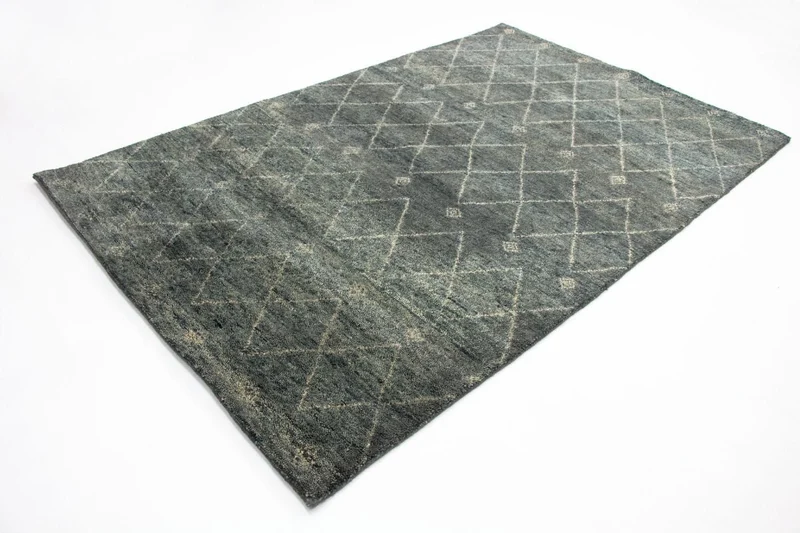 Designer Teppich 160 x 240 cm - grau