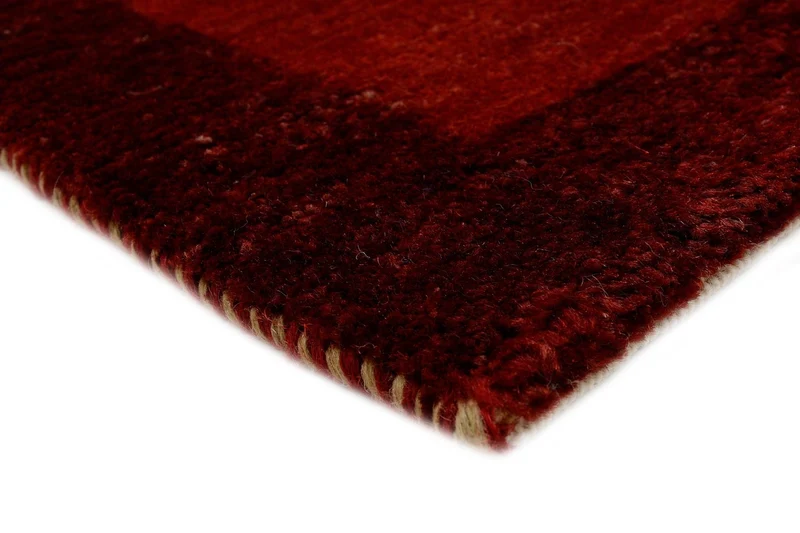 Gabbeh Teppich - Loribaft Perser 62 x 88 cm - rot