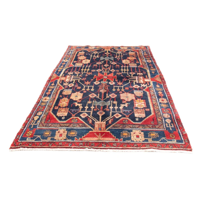 Perserteppich - Nomadic - 150 x 274 cm - dunkelblau