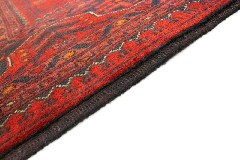 Afghan Teppich - Kunduz 147 x 194 cm - rot