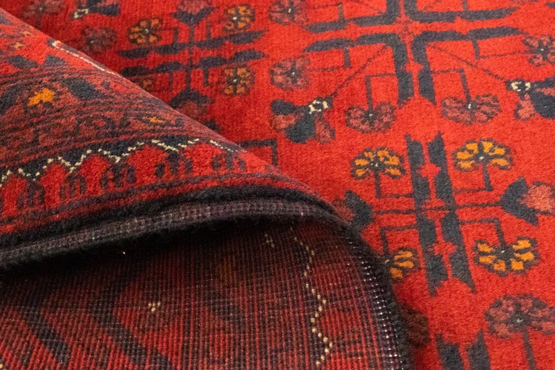 Afghan Teppich - Kunduz 147 x 194 cm - rot