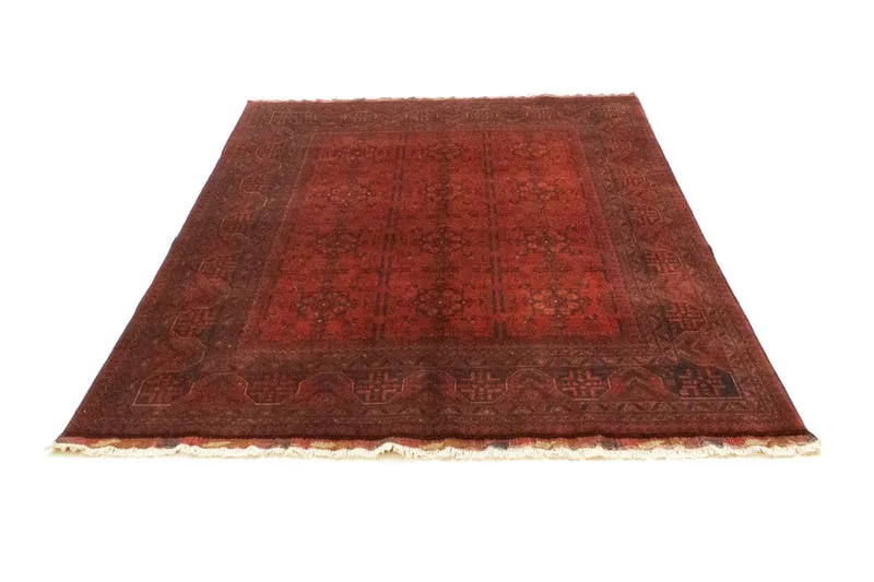 Afghan Teppich - Kunduz 147 x 194 cm - rot