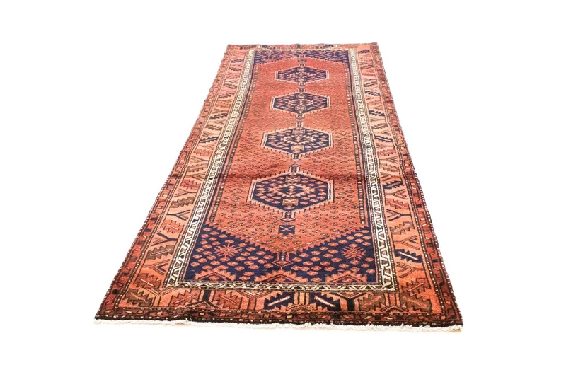 Perserteppich - Nomadic 118 x 316 cm - blau