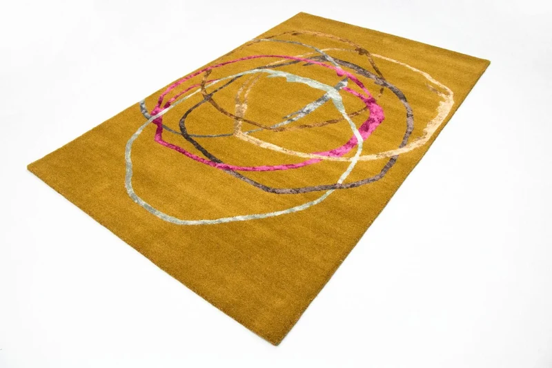 Designer Teppich 155 x 245 cm Wohnzimmer Teppich