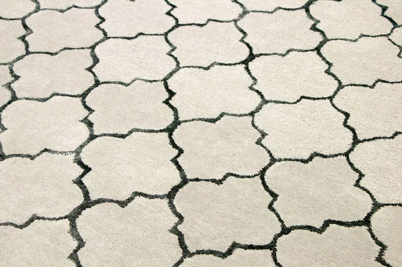 Wollteppich 164 x 232 cm Teppich Wohnzimmer