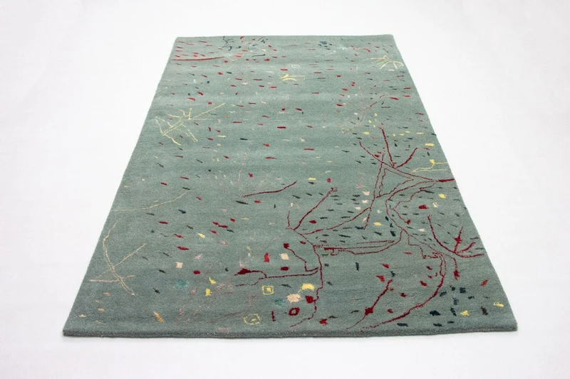 Designer Teppich 156 x 243 cm Teppich Wohnzimmer