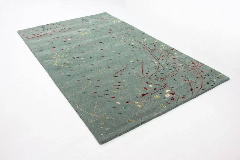 Designer Teppich 156 x 243 cm Teppich Wohnzimmer