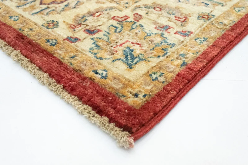 Ziegler Teppich 100 x 150 cm - rot