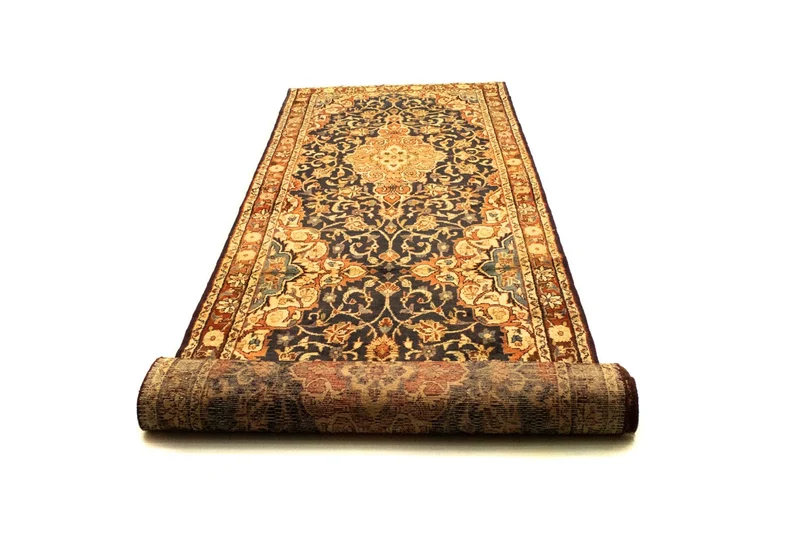 Perserteppich - Nomadic 110 x 428 cm - blau