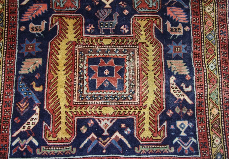 Perserteppich - Nomadic 124 x 182 cm - blau