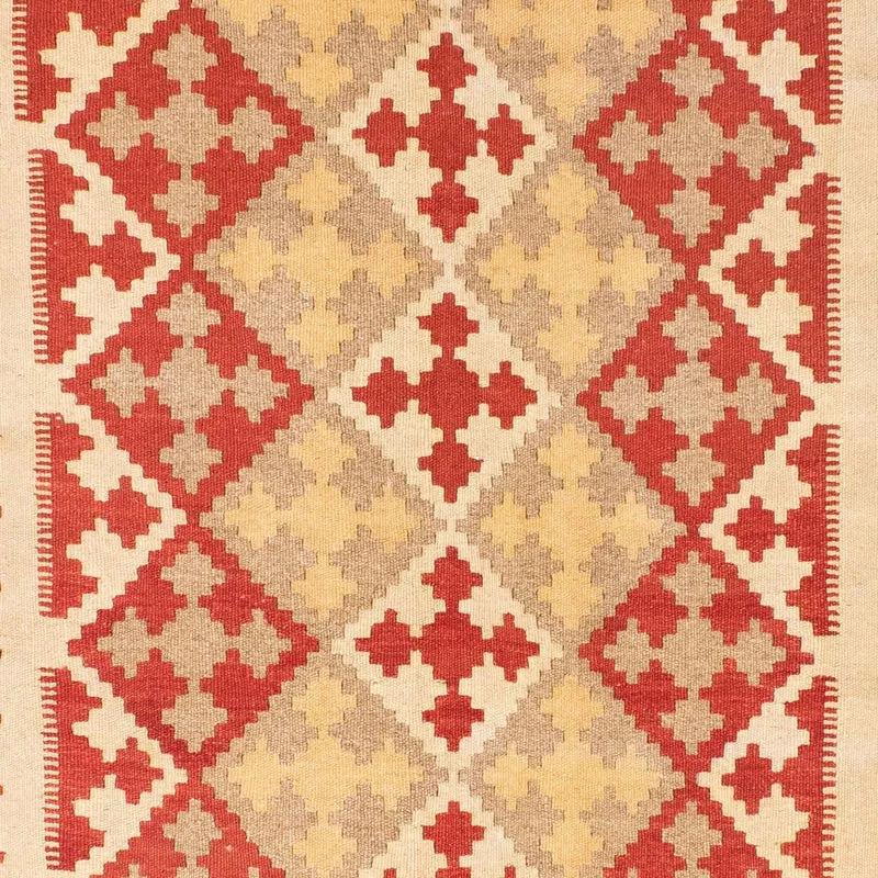 Kelim Teppich - Oriental 148 x 190 cm - orange