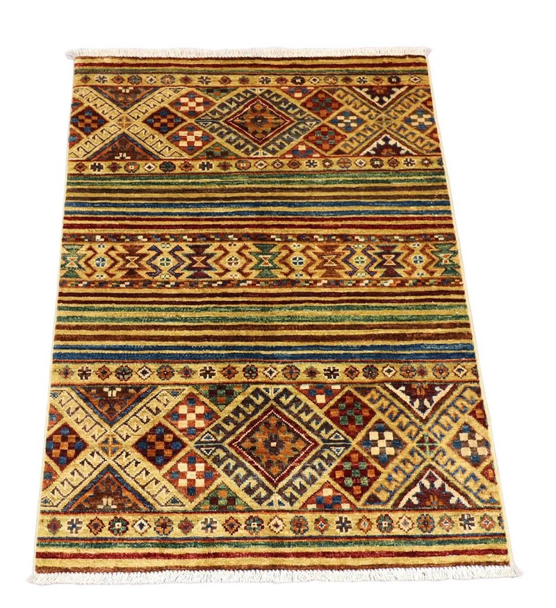 Ziegler Teppich 83 x 120 cm - dunkelrot