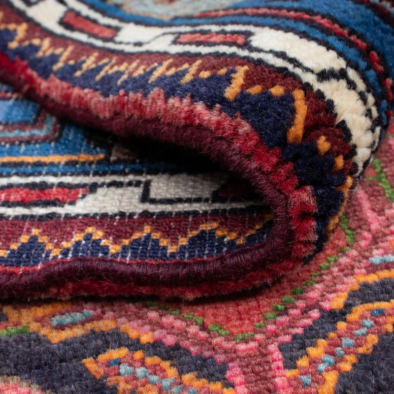 Perserteppich - Nomadic 90 x 125 cm - dunkelrot