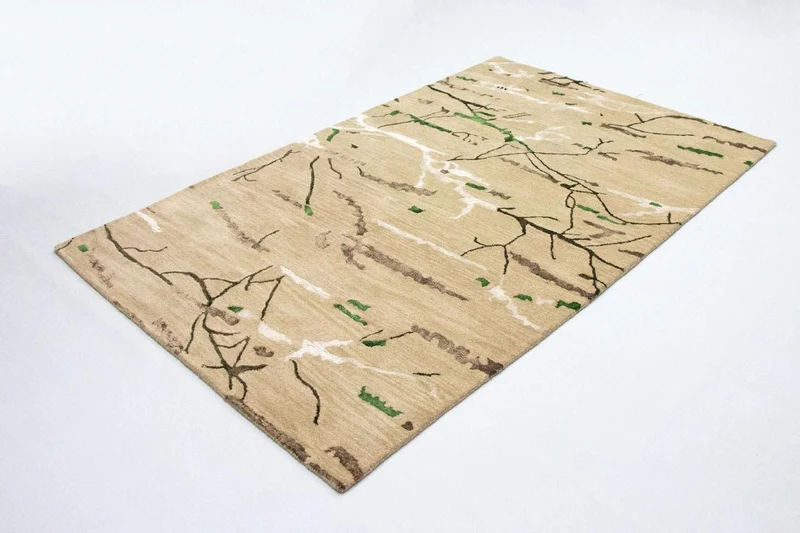 Designer Teppich 152 x 241 cm Wohnzimmer Teppich