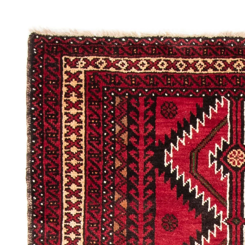 Belutsch Teppich 124 x 190 cm - mehrfarbig