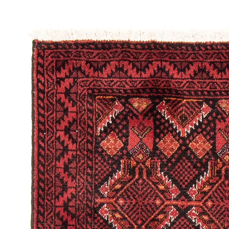 Belutsch Teppich 101 x 194 cm - rot