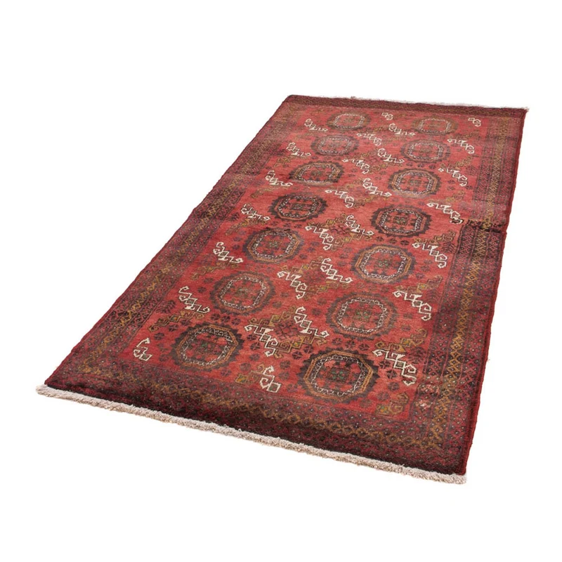 Belutsch Teppich 101 x 194 cm - rot