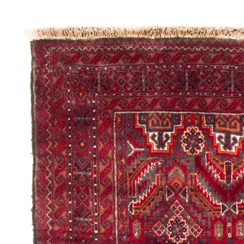 Belutsch Teppich 105 x 212 cm - rot