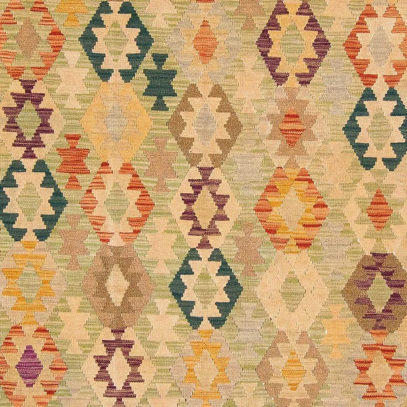 Kelim Teppich - Splash 199 x 287 cm - beige