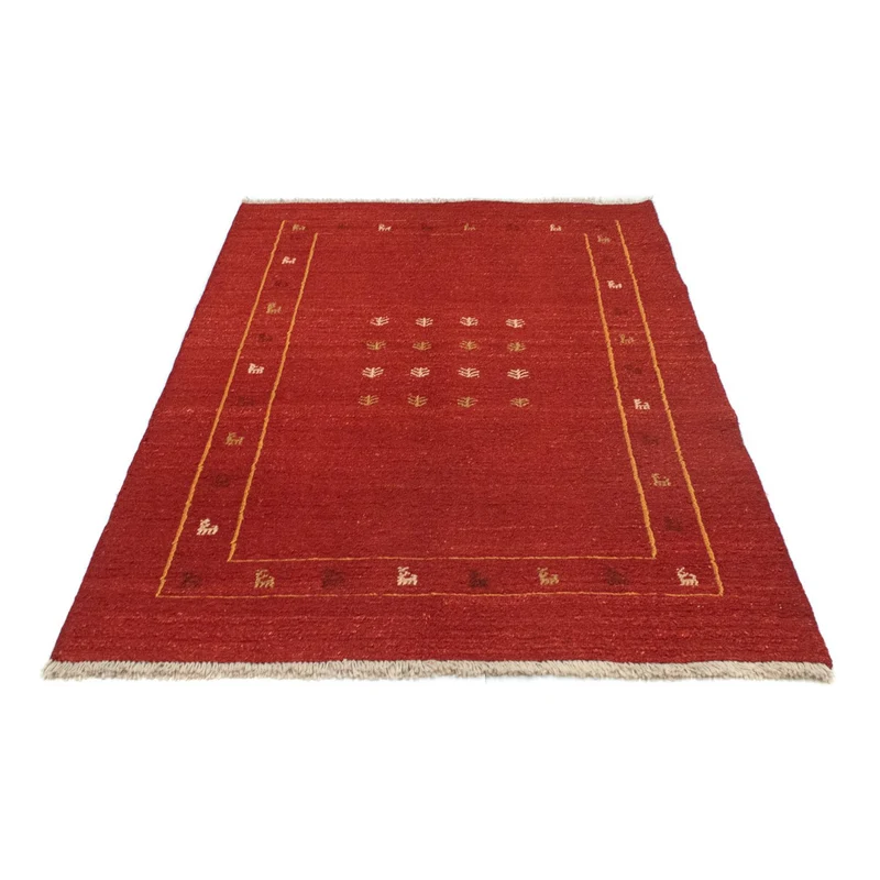 Gabbeh Teppich - Perser 120 x 178 cm - rot