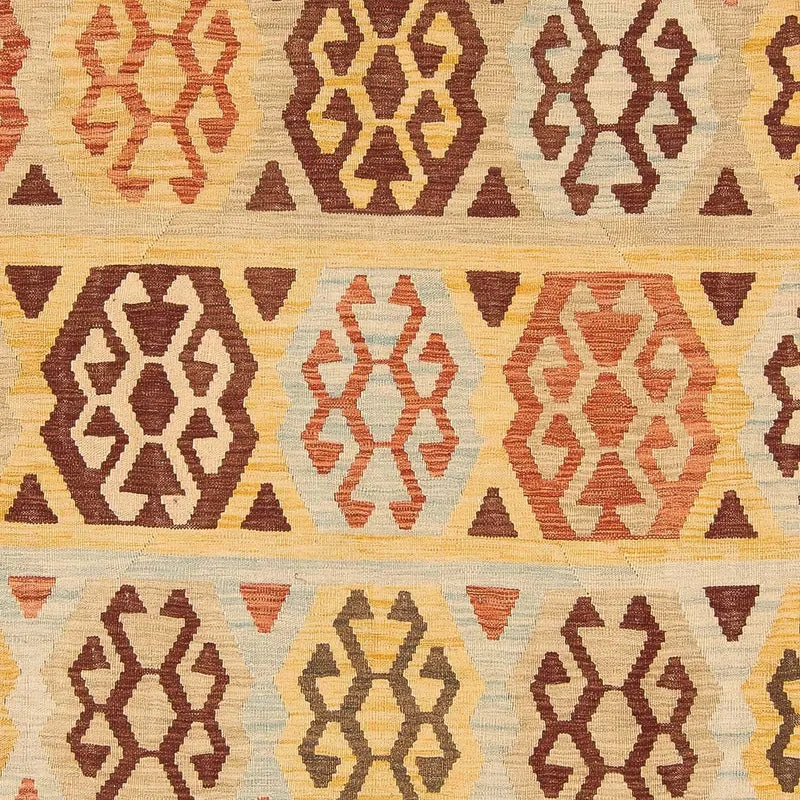 Kelim Teppich - Splash 199 x 287 cm - beige