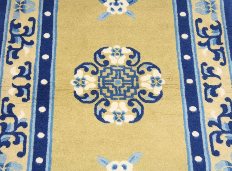China Teppich 76 x 152 cm - blau