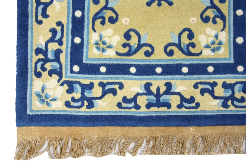 China Teppich 76 x 152 cm - blau