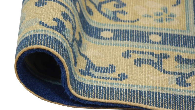 China Teppich 76 x 152 cm - blau