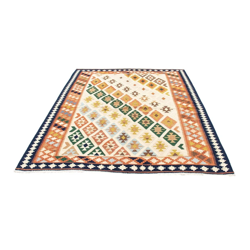 Kelim Teppich - Oriental 155 x 203 cm - beige