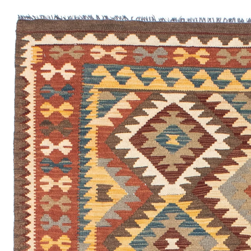 Kelim Teppich - Oriental 150 x 210 cm - hellbraun