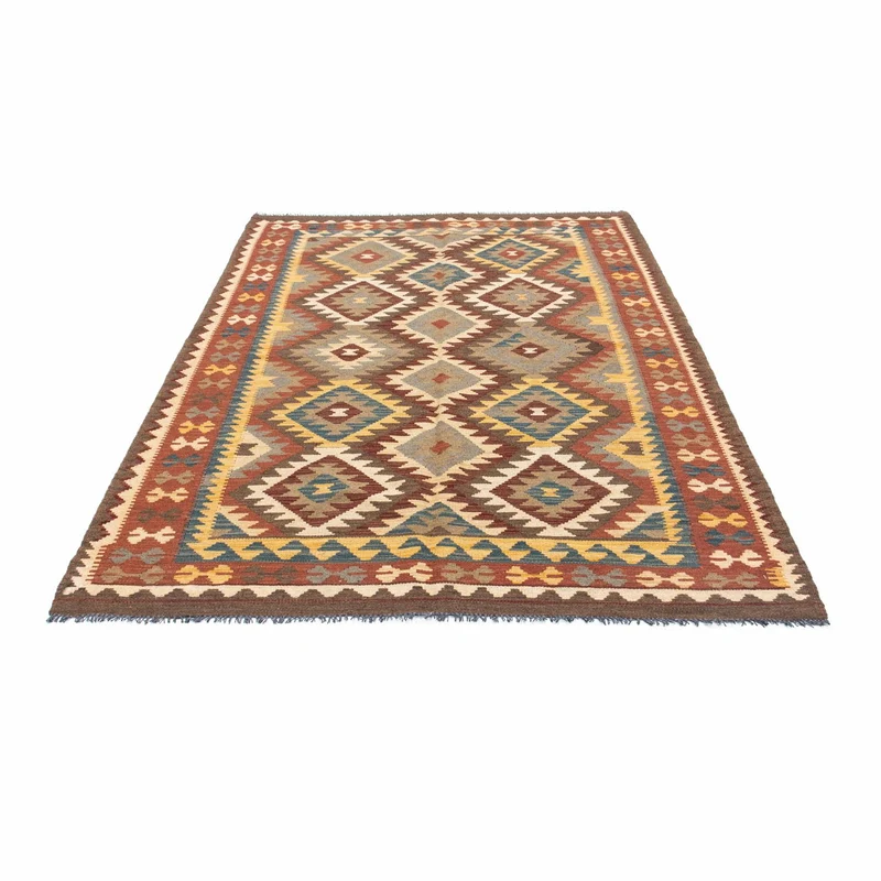 Kelim Teppich - Oriental 150 x 210 cm - hellbraun