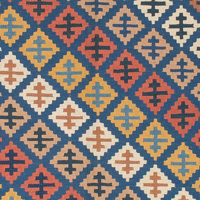 Kelim Teppich - Oriental 155 x 200 cm - mehrfarbig