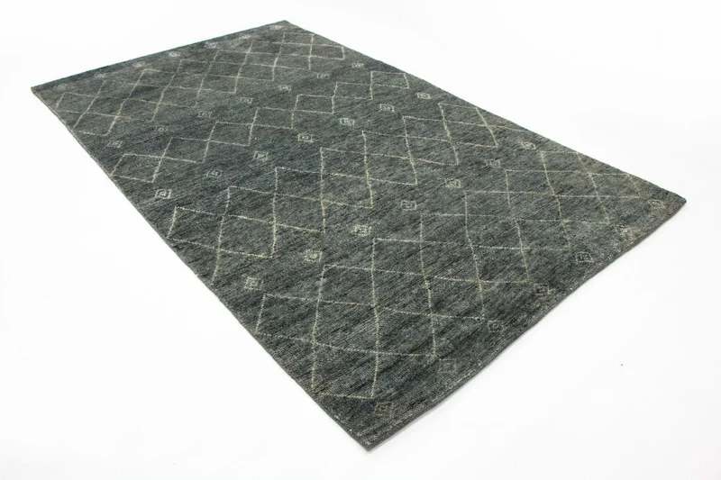 Designer Teppich 153 x 251 cm - grau
