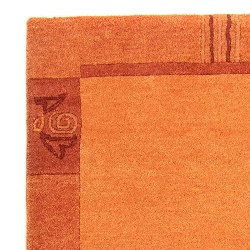 Nepal Teppich 117 x 180 cm - orange