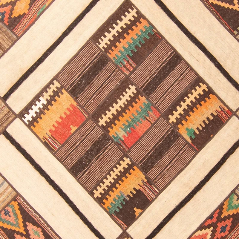 Patchwork Teppich 160 x 230 cm - mehrfarbig