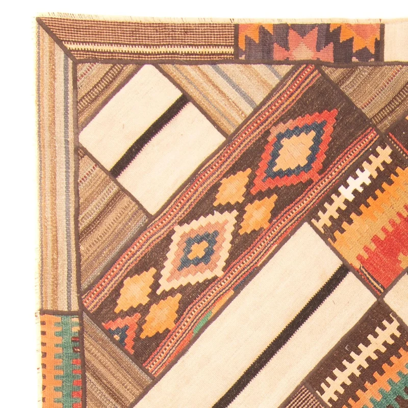 Patchwork Teppich 160 x 230 cm - mehrfarbig