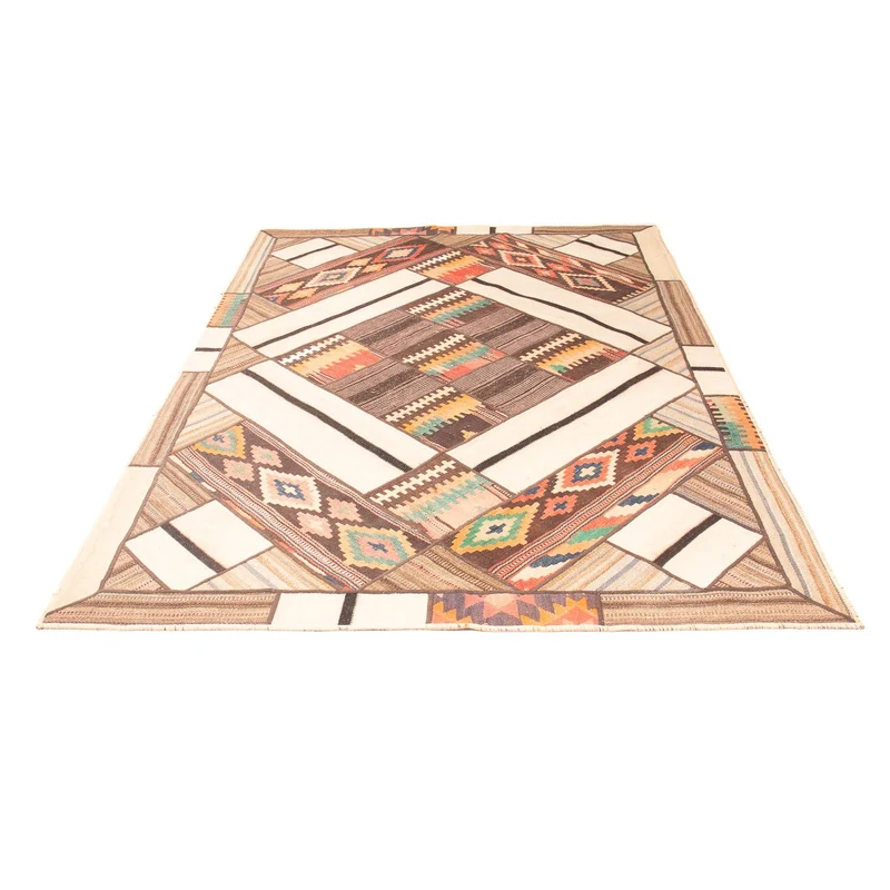 Patchwork Teppich 160 x 230 cm - mehrfarbig