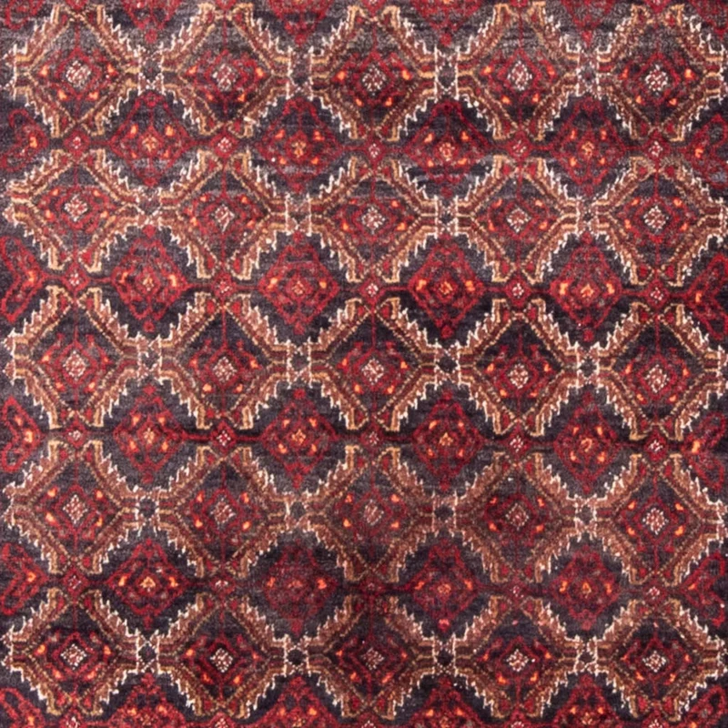 Belutsch Teppich 107 x 206 cm - rot