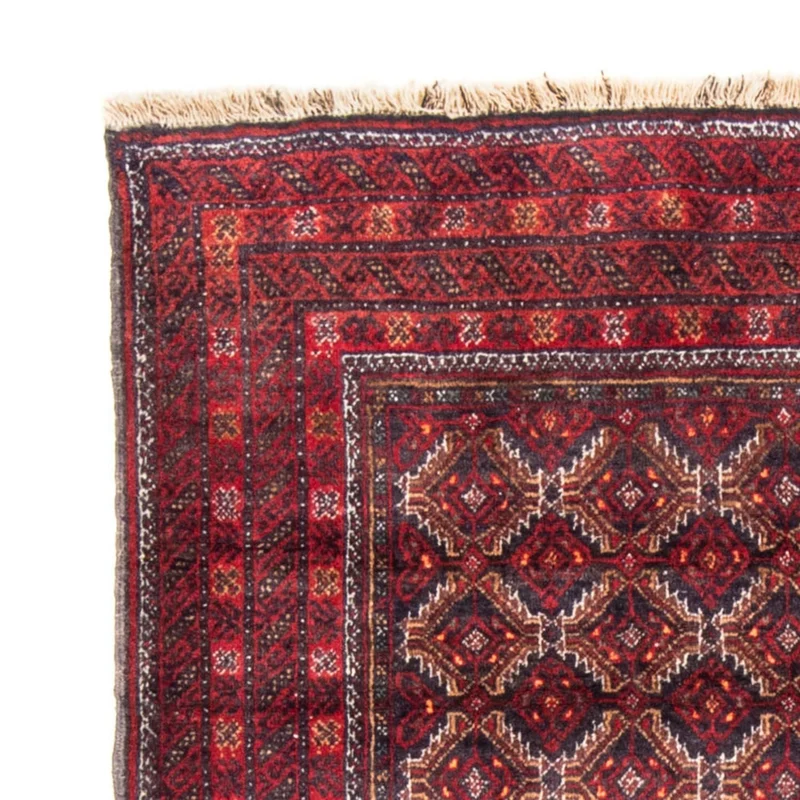 Belutsch Teppich 107 x 206 cm - rot