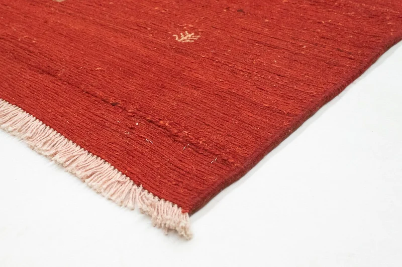 Gabbeh Teppich - Perser 121 x 187 cm - rot