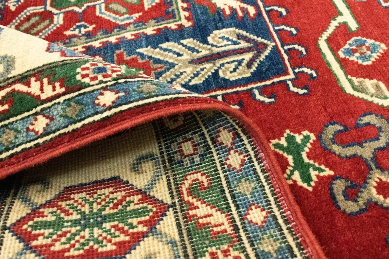 Ziegler Teppich - Kazak 146 x 212 cm - dunkelrot