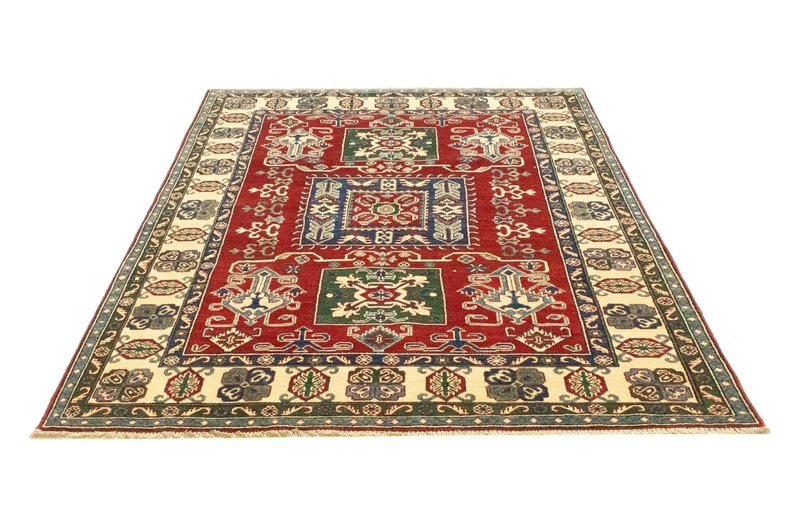 Ziegler Teppich - Kazak 146 x 212 cm - dunkelrot